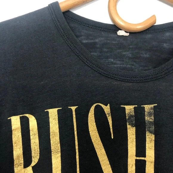 Vintage Unisex Rush World Tour 1980 Tee ShirtM